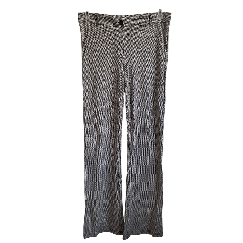 Betabrand Houndstooth Grey Boot Cut Yoga Work Pants Office Career‎ Size Large